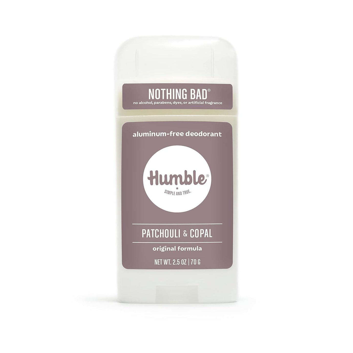 Humble Brands Patchouli Copal Frankincense Deodorant, 2.5 OZ Beauty and Personal Care HUMBLE SIMPLE AND TRUE.