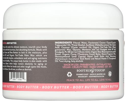 Soothing Touch Rose Petal Body Butter, 13 oz Beauty & Personal Care Soothing Touch