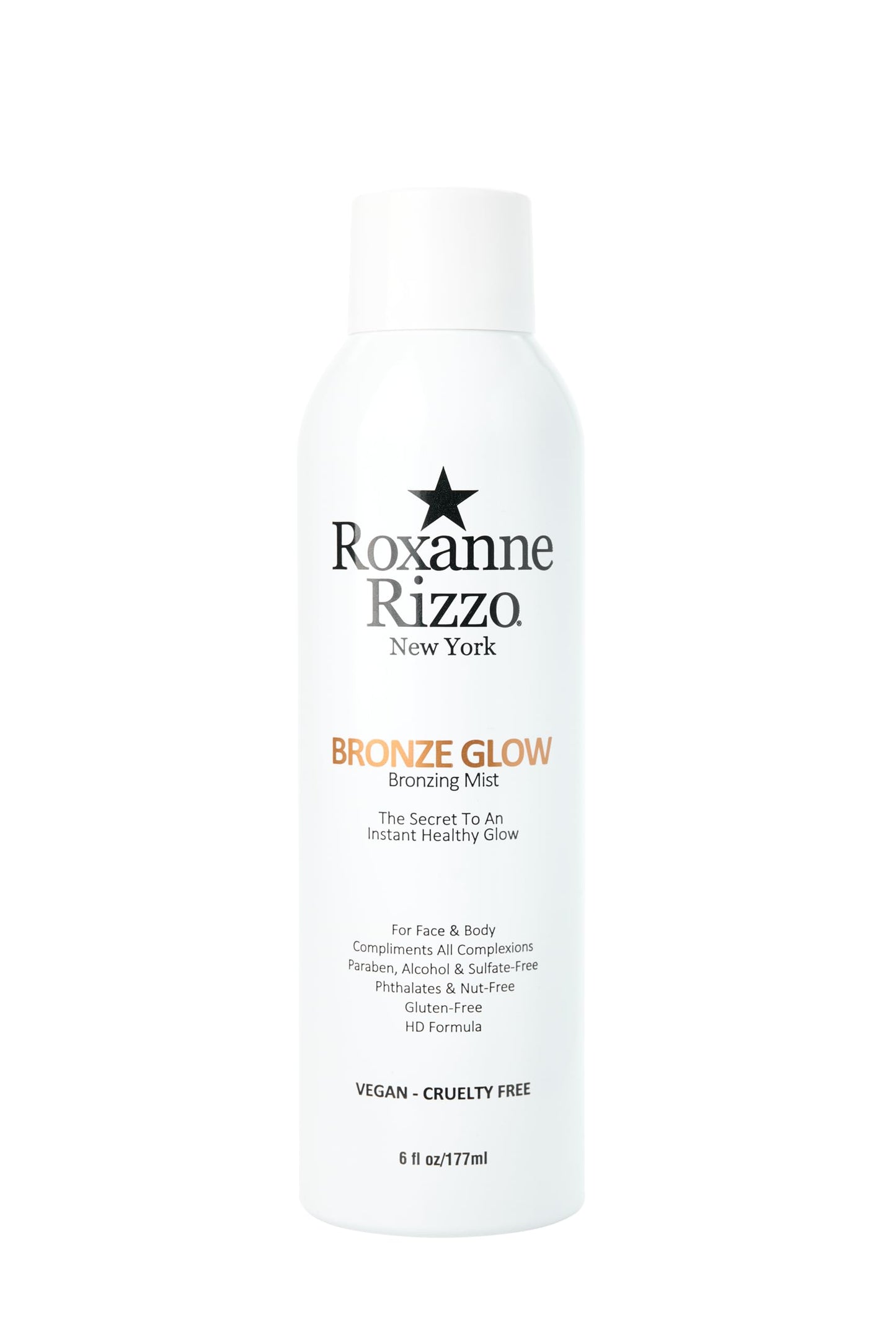 Bronze Glow - Instant bronzer Spray Mist for Face and Body - Hydrating Tanning Mist - Blends into All Skin Tones - Celebrity Favorite Spray - 6 oz Beauty & Personal Care Roxanne Rizzo