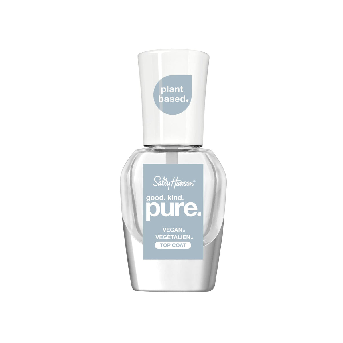 Sally Hansen Good. Kind. Pure. Nail Polish Top Coat | Plant-Based, Vegan, 16-Free Formula | Clear Nail Polish Beauty & Personal Care Sally Hansen