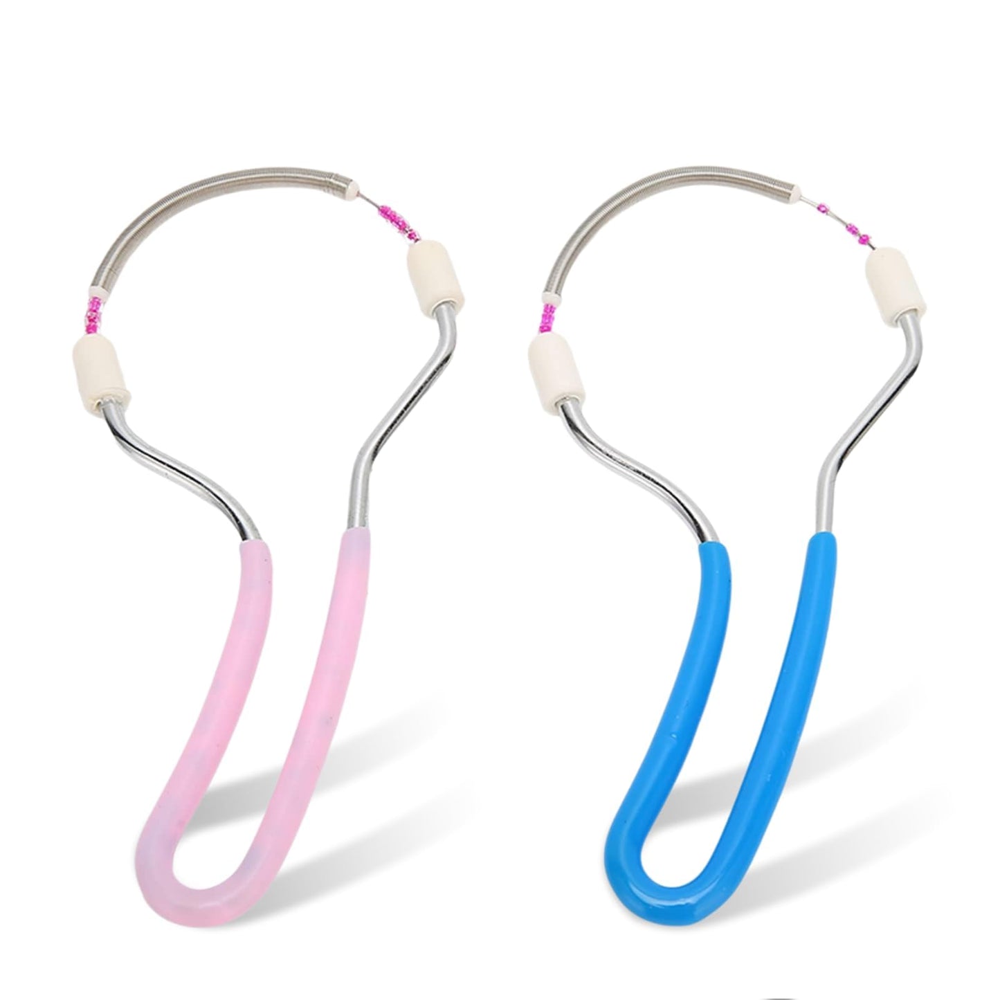 2pcs Portable Spring Hair Remover for Women - Ergonomic Design Epilator for Upper Lip, Chin, Cheeks & Neck, Durable & Eco-Friendly Beauty and Personal Care Dioche