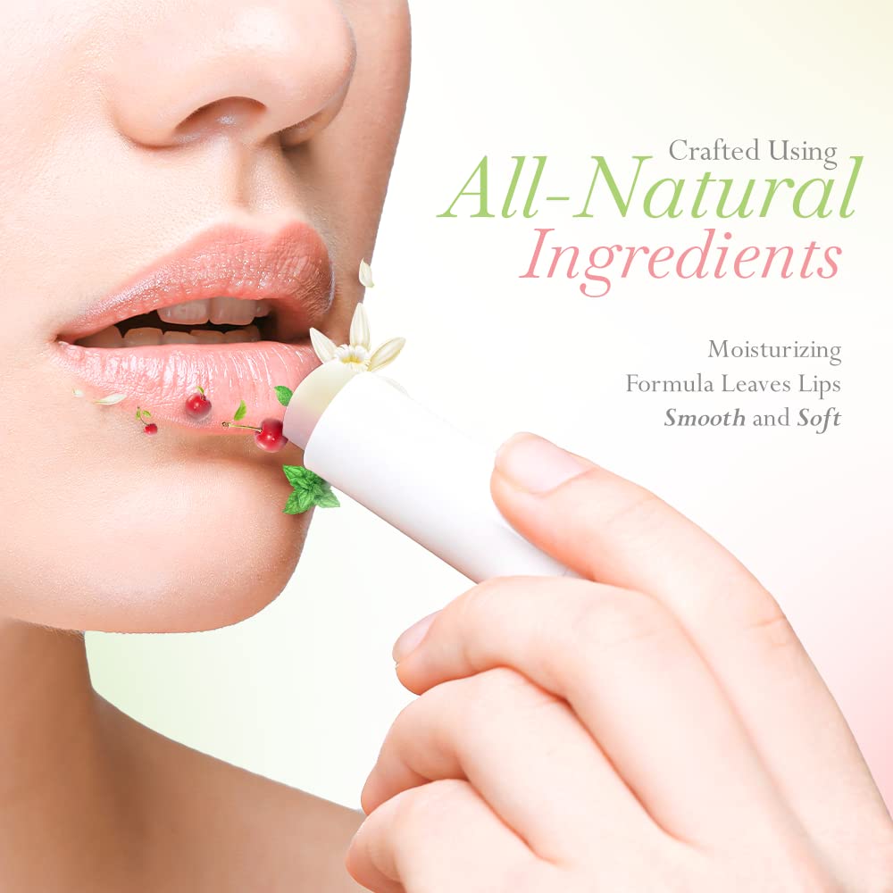 Lip Balm Bulk Unlabeled - Made in USA Bulk Chapstick - Natural Ingredients Vitamin E Shea Butter - Custom Chapstick Bulk For Party & Wedding Favors Beauty & Personal Care Belladonna