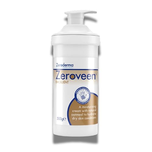 Zeroderma Zeroveen Emollient 500g - 2In1 Moisturising Cram And Wash With Natural Oatmeal Beauty & Personal Care Zeroderma