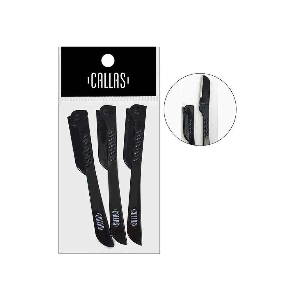 Callas Eyebrow & Face Touch up Razor (3 pcs) Beauty and Personal Care Callas