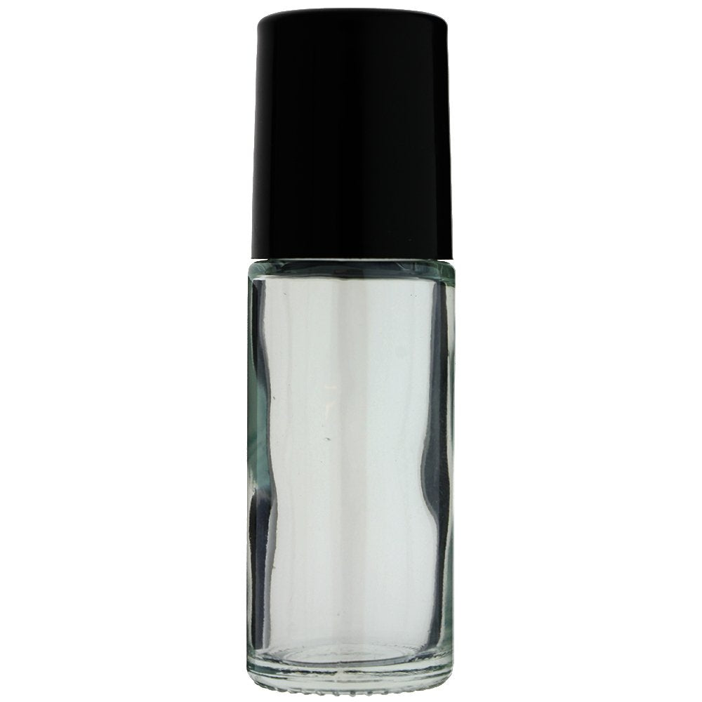 144-PIECE 1 OZ 30 ML ROLL ON PLAIN EMPTY REFILLABLE GLASS BOTTLE (Perfume Fragrance Cologne Essential Oil) Beauty & Personal Care Aura Variety