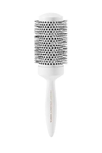 Cricket Ultra Smooth Coconut Thermal Hair Brush - 2” Ceramic Barrel, Coconut Oil and Keratin-Infused, Anti-Static Heat-Resistant Bristles, Textured Beauty & Personal Care Cricket