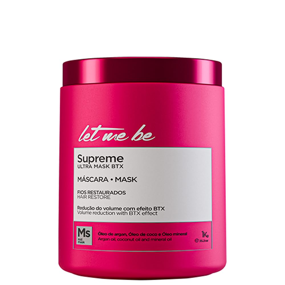 Let Me Be Supreme Hair Care Bundle - Supreme Shampoo 500ml (16.9 fl oz) & Supreme Botox Hair Treatment 1kg (35.2 oz) - Nourishing & Smoothing Care Set Beauty & Personal Care Let Me Be