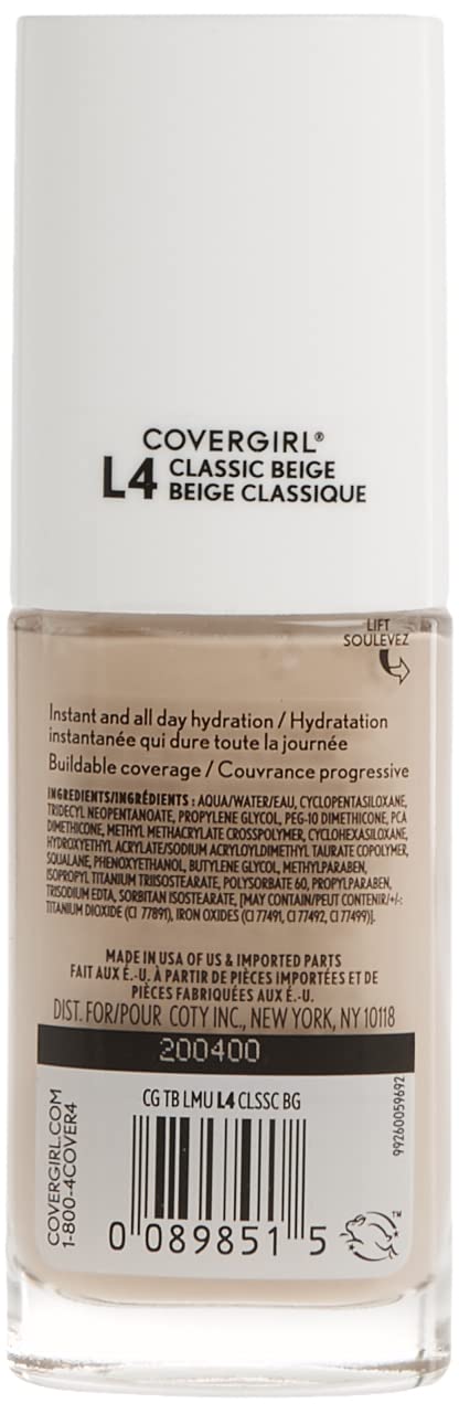 COVERGIRL Trublend Liquid Makeup Classic Beige L4 1 Fl Oz, 1.000-Fluid Ounce Beauty & Personal Care COVERGIRL