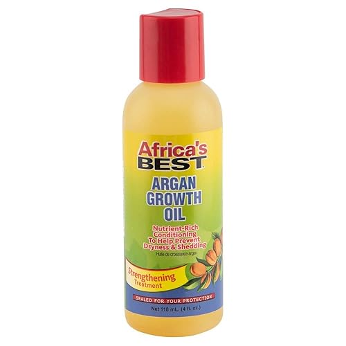 Africa's Best - Argan Growth Oil, Nutrient Rich Formula, Strengthens Hair, Stimulates Hair Growth, Conditions to Help Prevent Dryness and Shedding Beauty & Personal Care Africa's Best