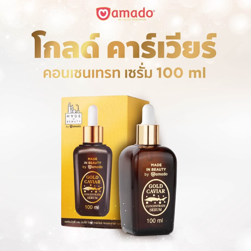 DOK MAI Amado Gold Caviar Concentrate Serum (100ml) Beauty & Personal Care DOK MAI