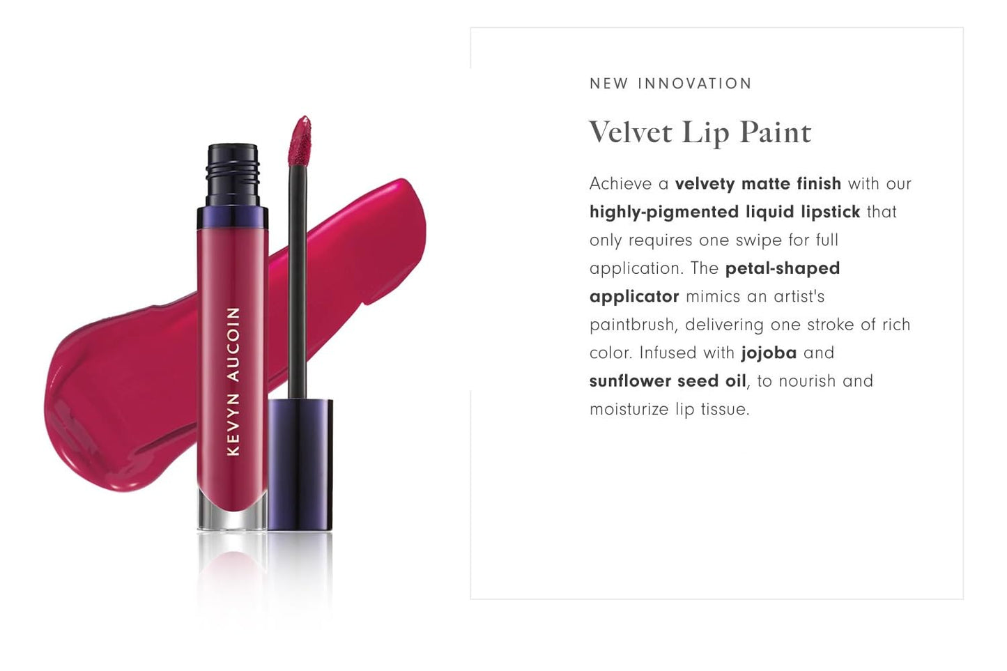 Kevyn Aucoin Velvet Lip Paint, You-Phoric color: All-day matte lip color coverage. Smudge proof, ultra-pigmented, quick dry makeup, weightless formula Beauty & Personal Care Kevyn Aucoin