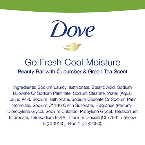 Dove More Moisturizing than Bar Soap, Cucumber and Green Tea Beauty Bar, 3.75 Ounce, 16 Count (Pack of 1) Beauty & Personal Care Dove