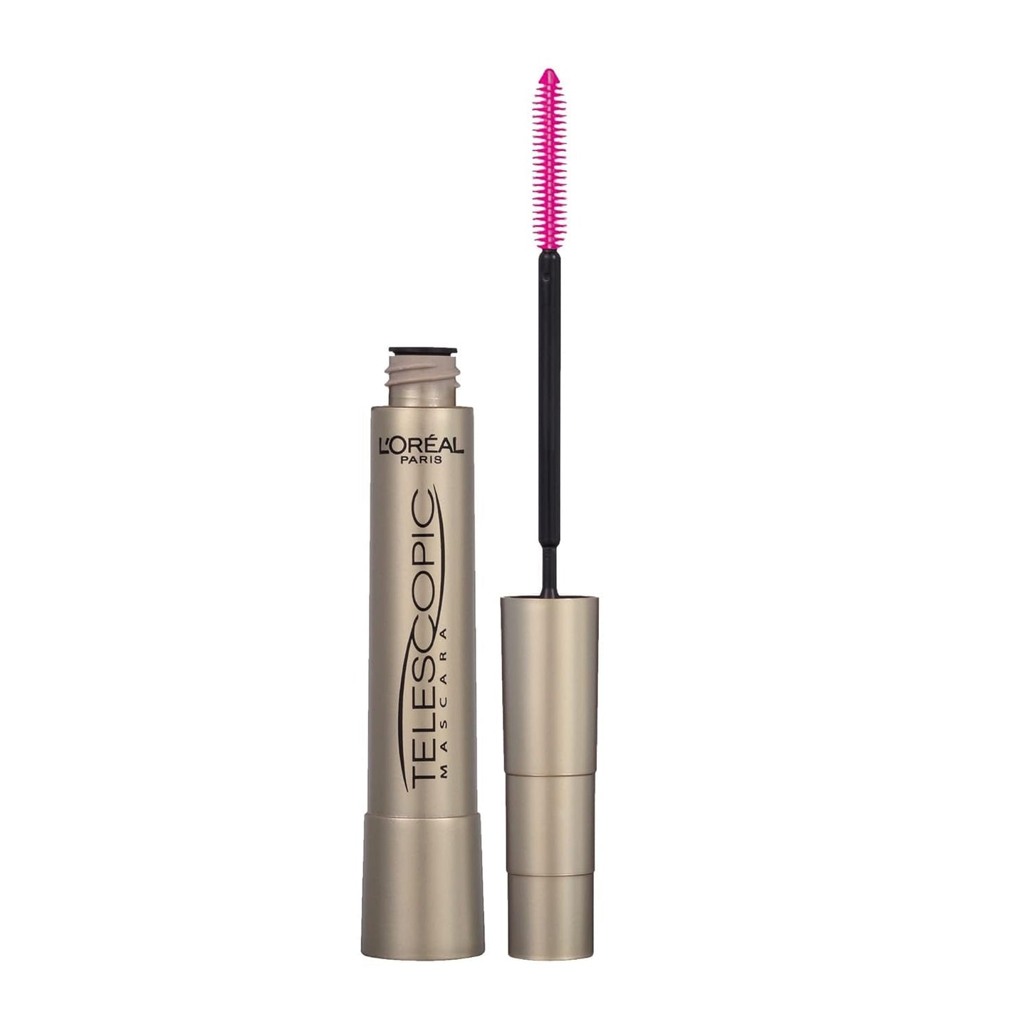 L'Oreal Paris Makeup Telescopic Original Lengthening, Lash Separating Mascara with Dual Precision Brush, Washable, Black Brown, 0.27 Fl Oz., 1 Count Beauty & Personal Care L'Oreal Paris