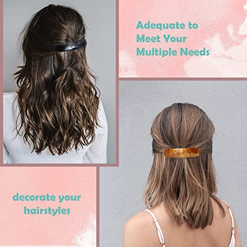 Retro Large Hair Barrettes for Women, Hair Clips French Clip Barrettes Exquisite Hair Clips for Women Ladies, pack of 6 (Classic Pattern) Beauty & Personal Care FOZUBOYO