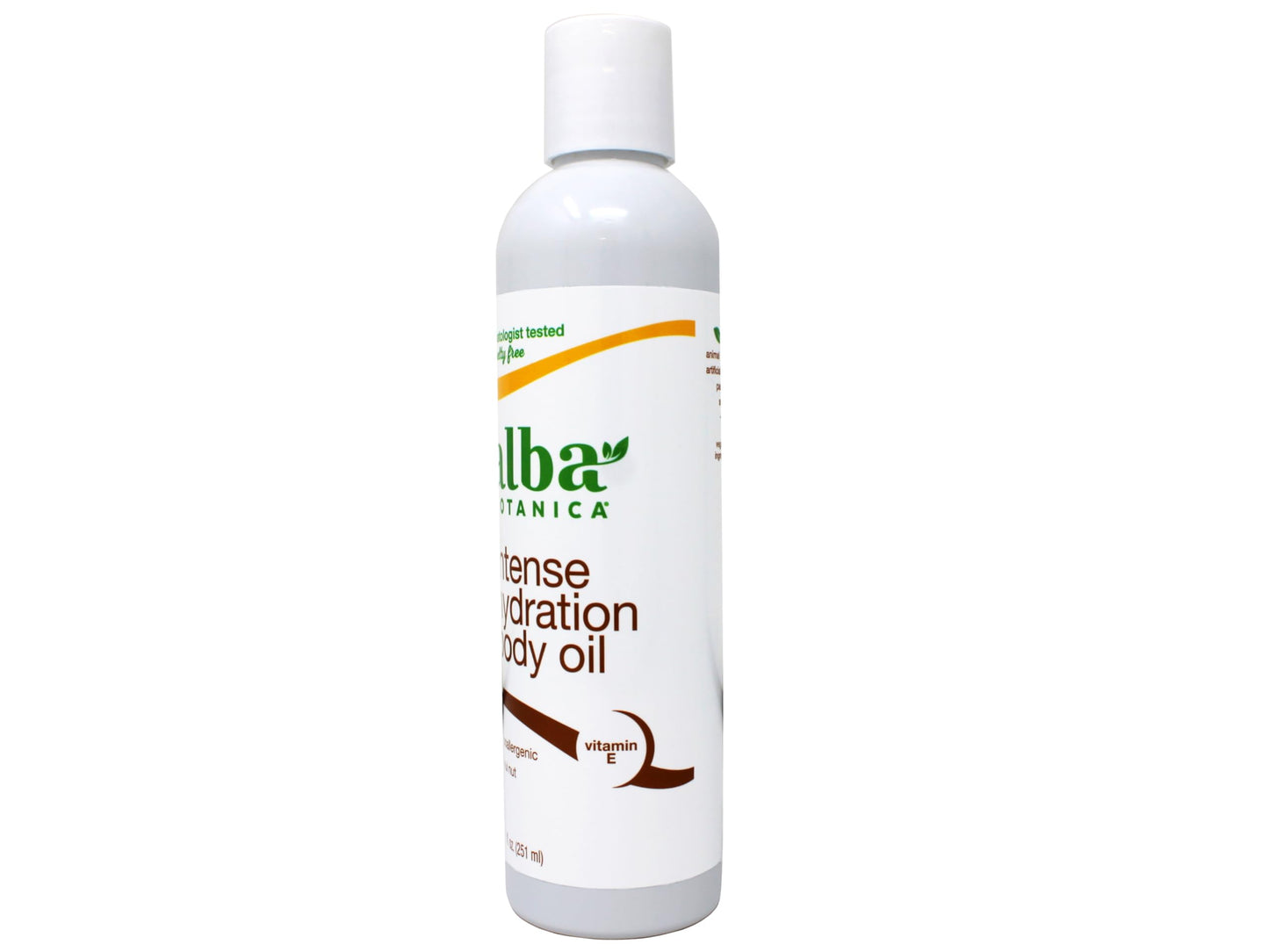 Alba Botanica Intense Hydration Body Oil, with Kukui Nut and Vitamin E, 8.5 FL OZ Beauty & Personal Care Alba Botanica