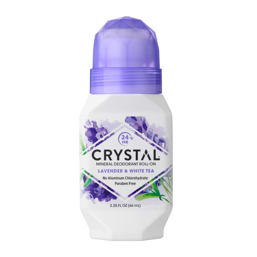 Crystal Mineral Deodorant Roll-On, Lavender & White Tea 2.25 oz (Pack of 10) Beauty and Personal Care Crystal Essence