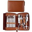 FAMILIFE Manicure Set, Professional Manicure Kit Nail Clippers Set 11 in 1 Stainless Steel Pedicure Tools Nail Kit Men Grooming Tool with Portable Beauty & Personal Care FAMILIFE