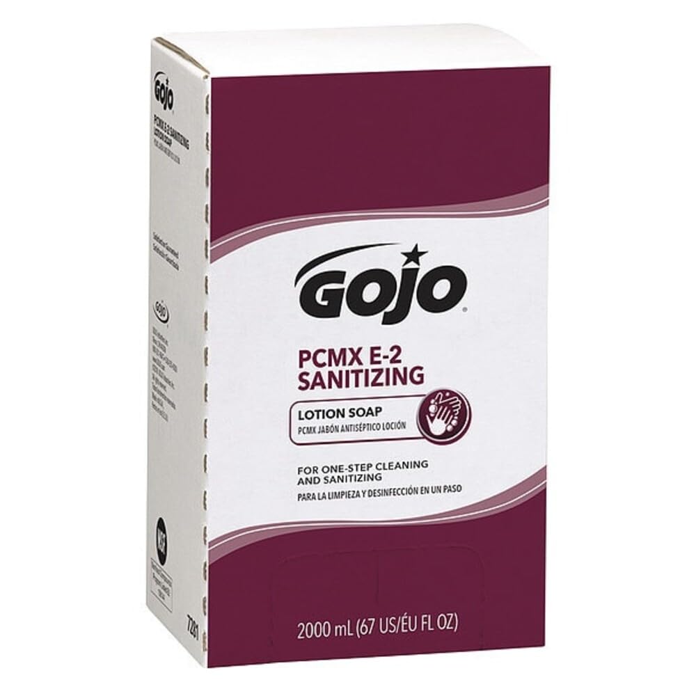 GOJO PRO TDX PCMX E2 Sanitizing Lotion Soap Refill, 4ct x 2000 mL - 7281-04