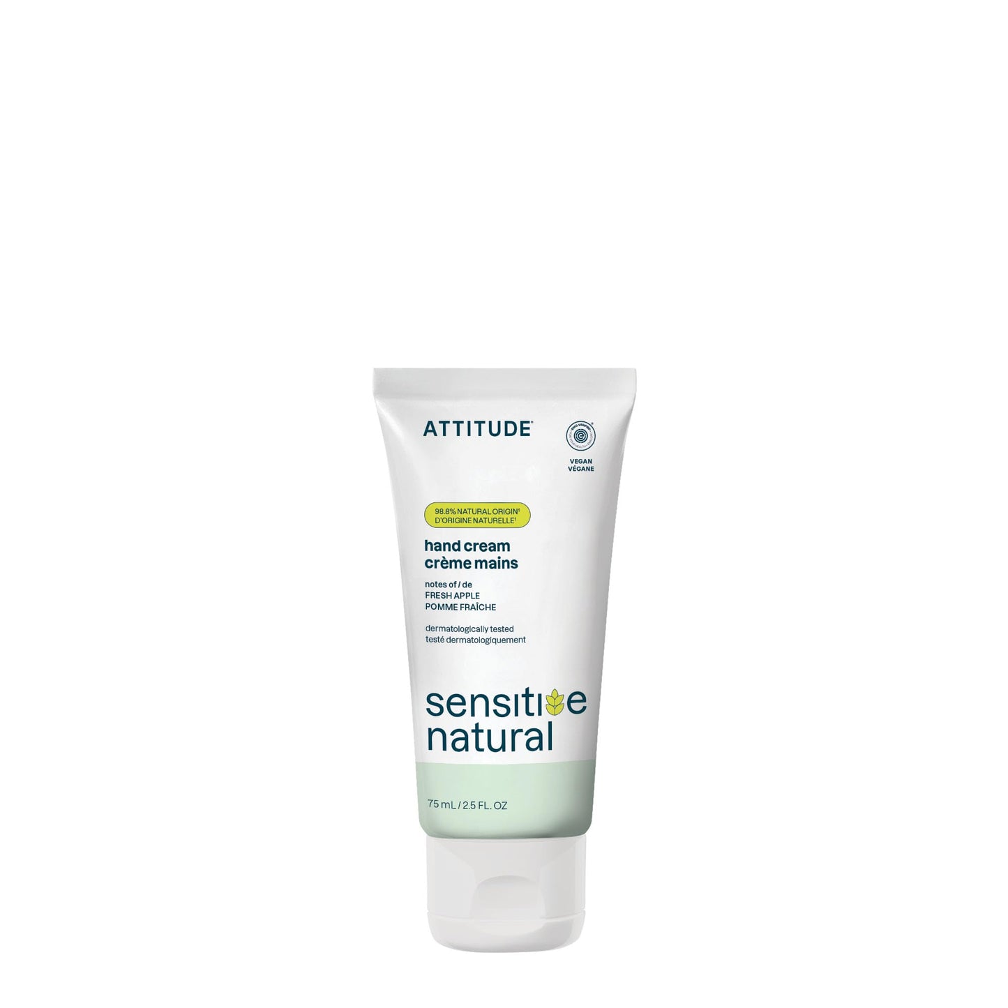 ATTITUDE Hand Cream for Sensitive Skin with Oat, EWG Verified, Dermatologically Tested, Vegan, Fresh Apple Scent, 2.5 Fl Oz Beauty & Personal Care ATTITUDE