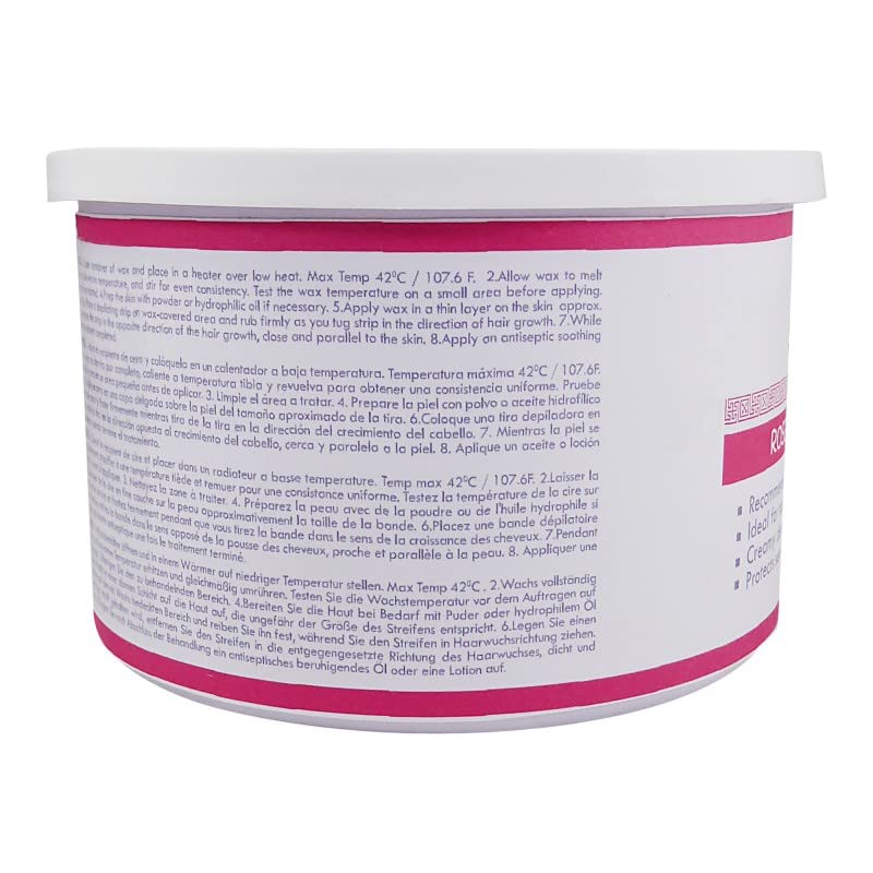 Waxness Spa Choice Rose Creamy Soft Wax 14 oz / 397 ml Beauty and Personal Care Waxness
