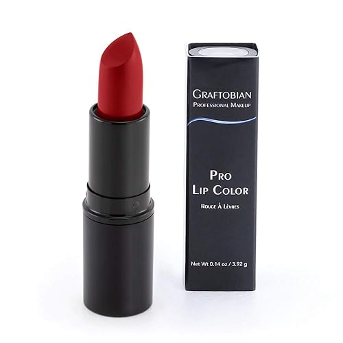 Graftobian Professional Color Lipstick - Ultra Long-Wearing, Comfortable Texture, Full Range of HD Shades, For All Skin Tones and Undertones, Velvety Beauty & Personal Care Graftobian