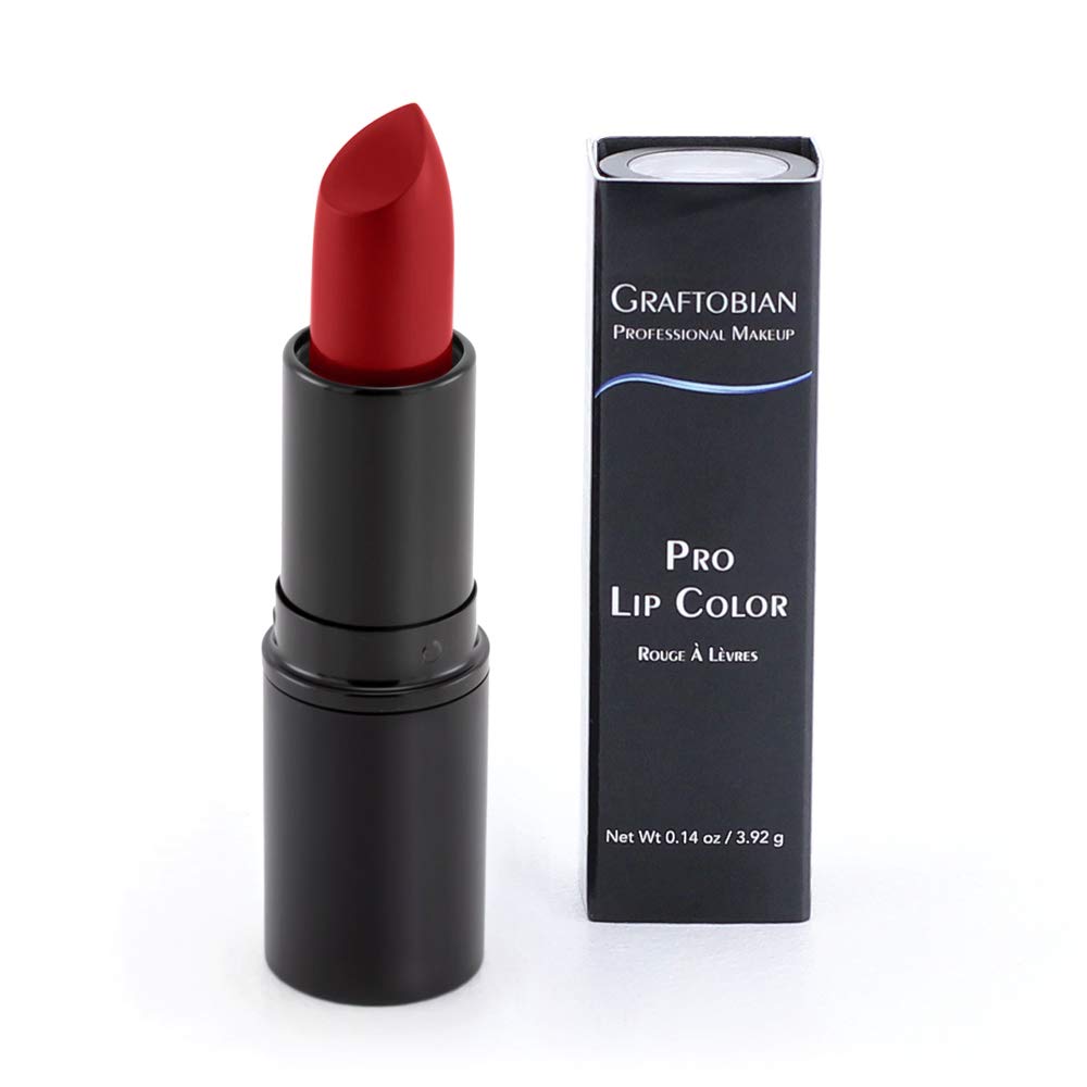 Graftobian Professional Color Lipstick - Ultra Long-Wearing, Comfortable Texture, Full Range of HD Shades, For All Skin Tones and Undertones, Velvety Beauty & Personal Care Graftobian