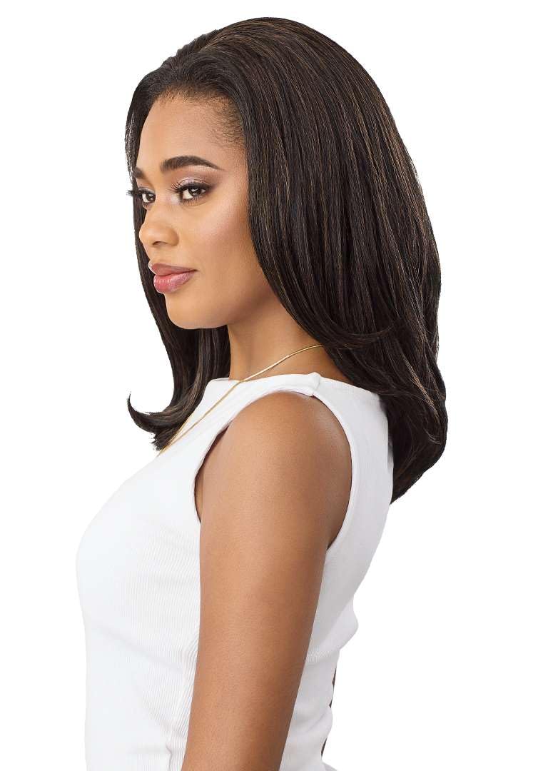 Outre Quick Weave Synthetic Half Wig - Eliette (MEDIUM BROWN 4)