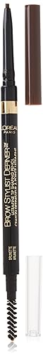 L'Oreal Paris Makeup Brow Stylist Definer Waterproof Eyebrow Pencil, Ultra-Fine Mechanical Pencil, Draws Tiny Brow Hairs and Fills in Sparse Areas Beauty & Personal Care L'Oreal Paris