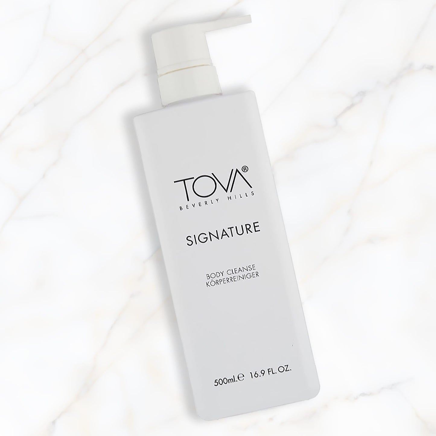 Tova Signature Body Cleanse with Pump - Moisturizing Fresh & Floral Shower Gel for Women - Cornflower Sea Fennel - USA-Made & Cruelty-Free - 16.9 fl Beauty & Personal Care Tova