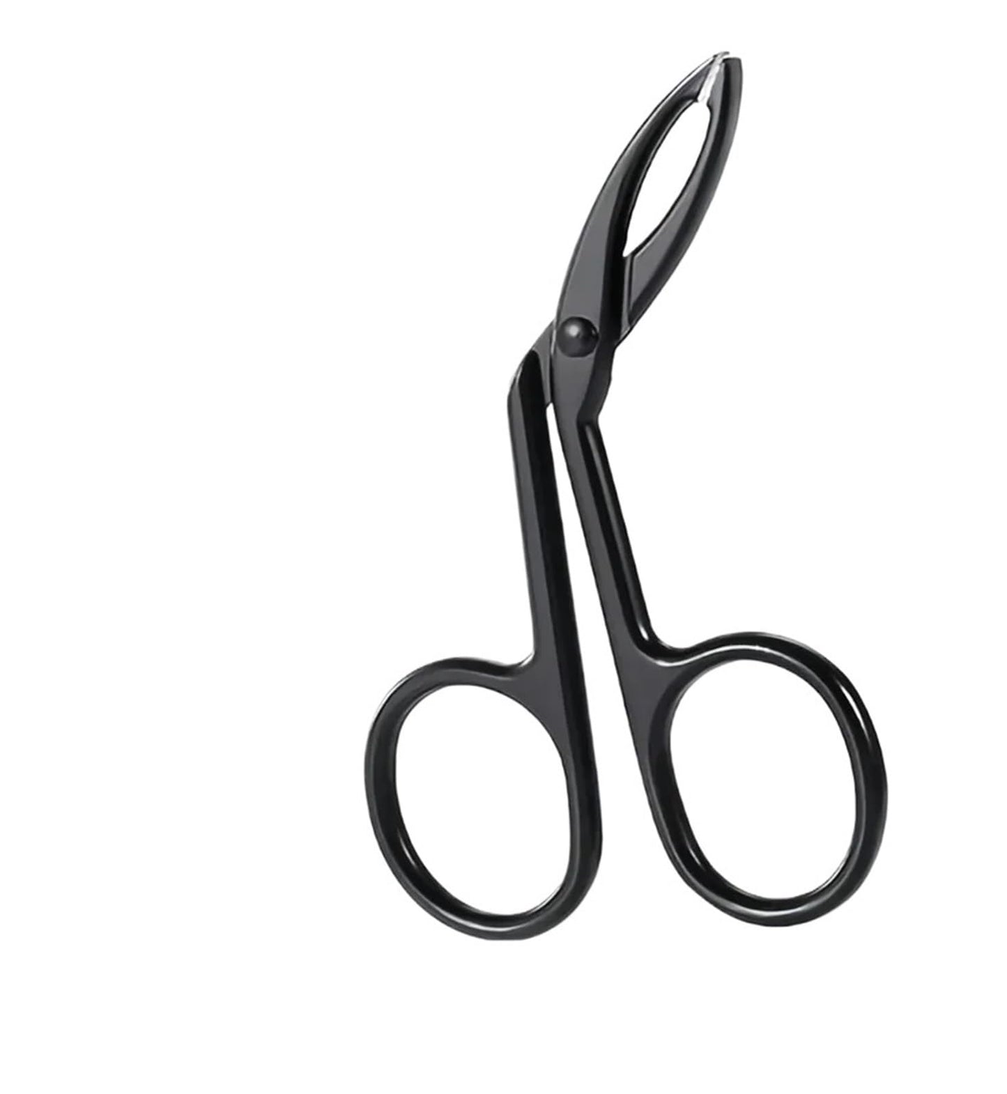 Stainless Steel Elbow Eyebrow Pliers Clip Scissors Tweezers Straight Pointed Professional Plucking Makeup Beauty Tools(Black Inclined mouth) Beauty and Personal Care ZXYZXYZZ