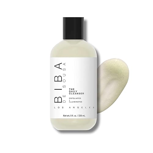 Biba De Sousa, The Daily Cleanser - Face and Body Wash with Exfoliating Beads, For Normal, Oily or Blemished Skin - Illuminates and Refines Skin Beauty & Personal Care biba de sousa