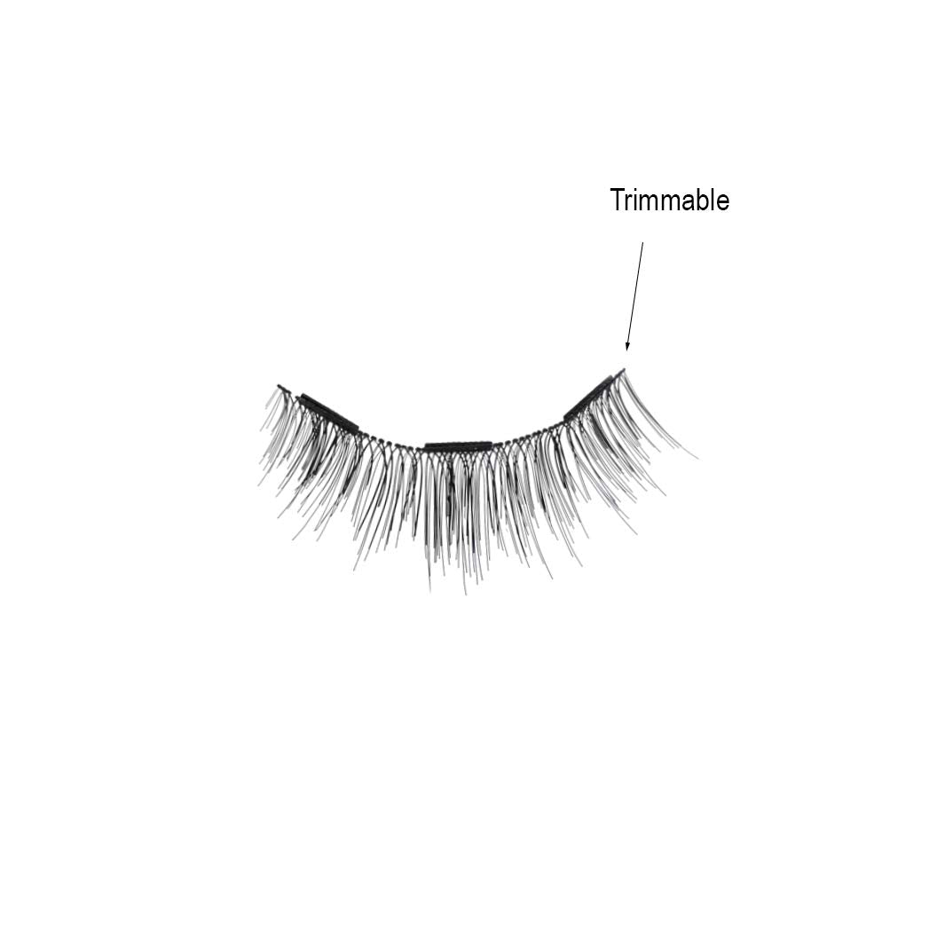 Lash'd Up Magnetic Eyelashes Without Eyeliner 3 Magnets (Can also be worn as Dual Magnets) Full Eye Snap-on Set Soft Faux Silk Vegan (Long & Volume) Beauty & Personal Care Lash'd Up