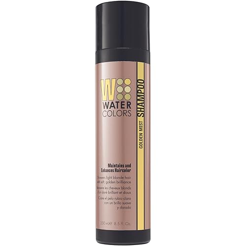Watercolors Color Depositing Shampoo, Semi Permanent Hair Color 8.5 oz - GOLDEN MIST Beauty & Personal Care Watercolors