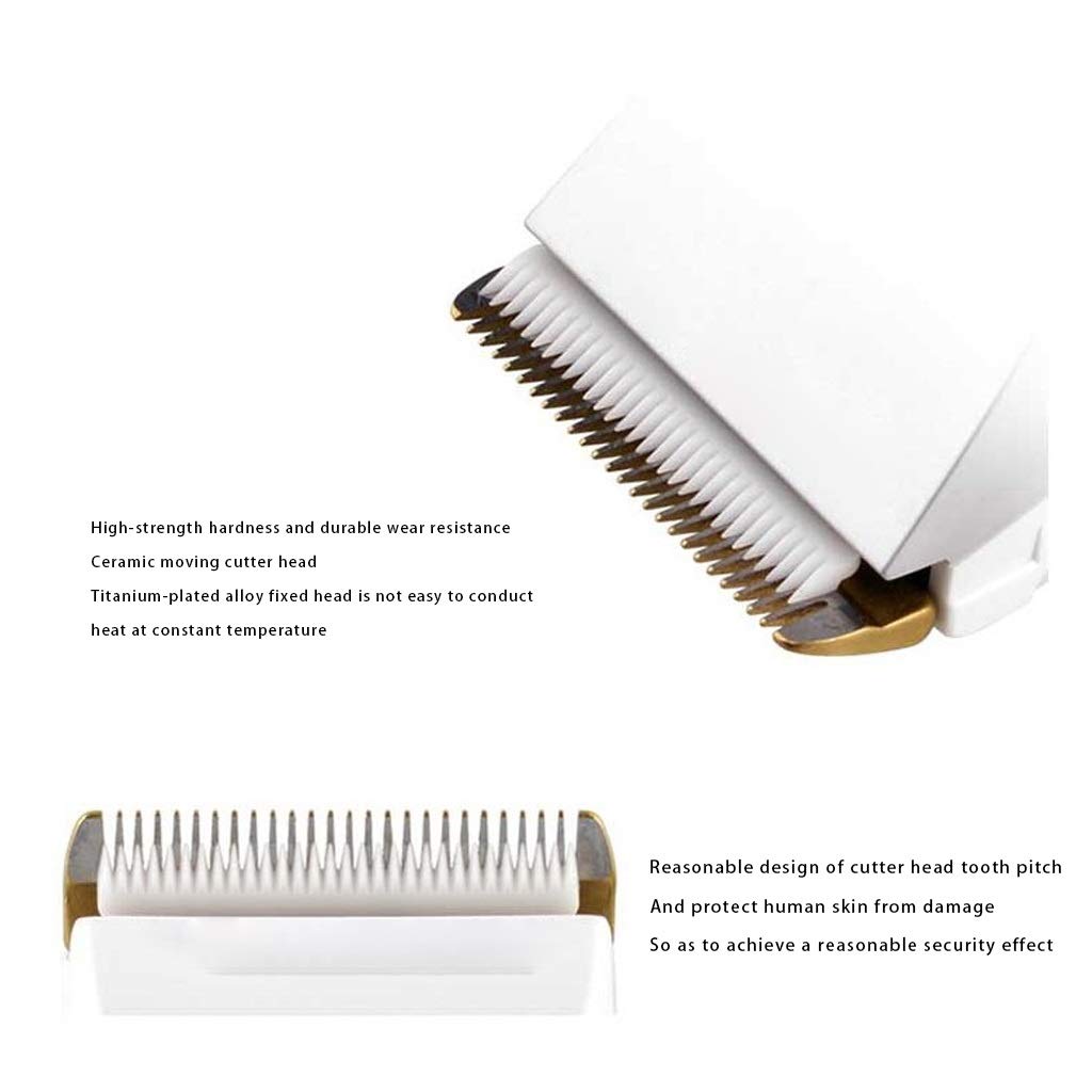 LBAawxe Barber LCD Display Dual-Purpose Hair Clipper Electric Clipper with Seat Charger Mute High Power Beauty and Personal Care LBAawxe