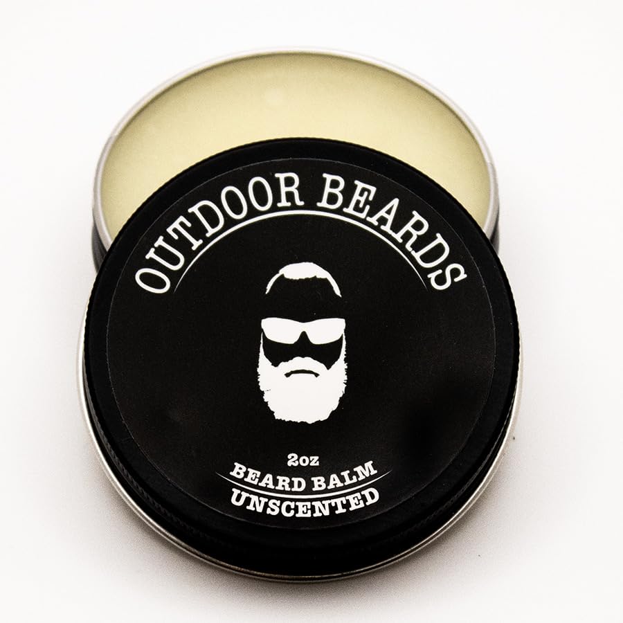 Outdoor Beards Beard Balm - 2 oz Cleansing Balm for Beards Short or Long - Beard Conditioner for Men - Essential Moisturizer for Every Man's Beard Beauty and Personal Care Outdoor Beards