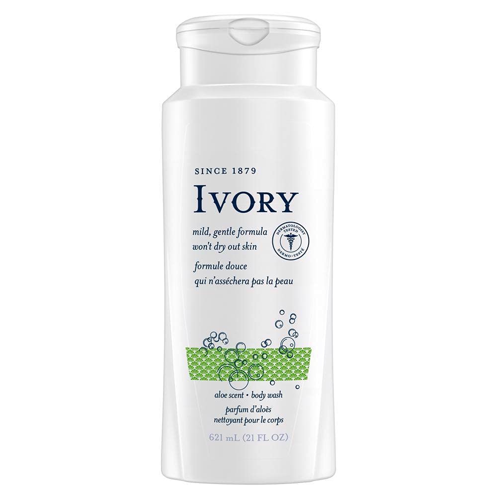 Ivory Scented Body Wash, Aloe 21 oz (Pack of 4) Beauty & Personal Care Ivory