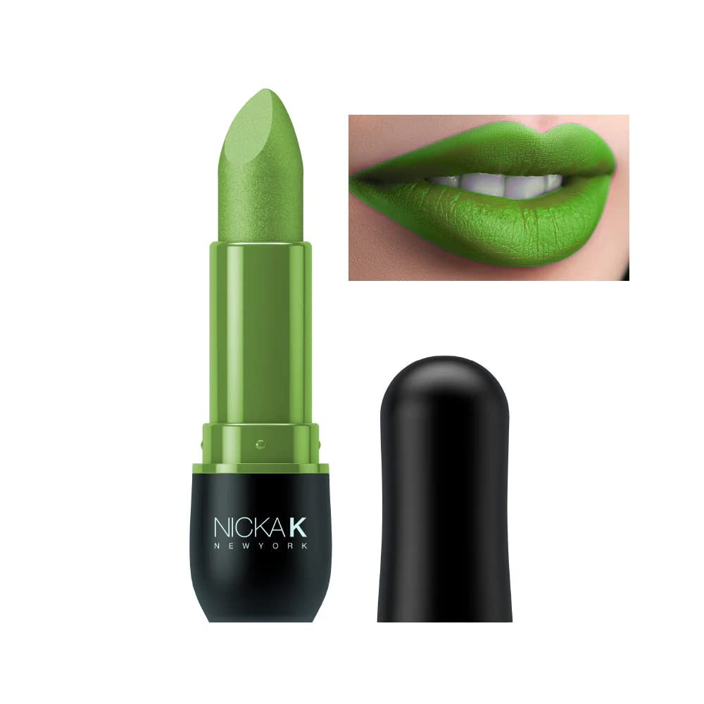 NICKA K Vivid Matte Lipstick NMS12 Lime Beauty & Personal Care NICKA K NEW YORK
