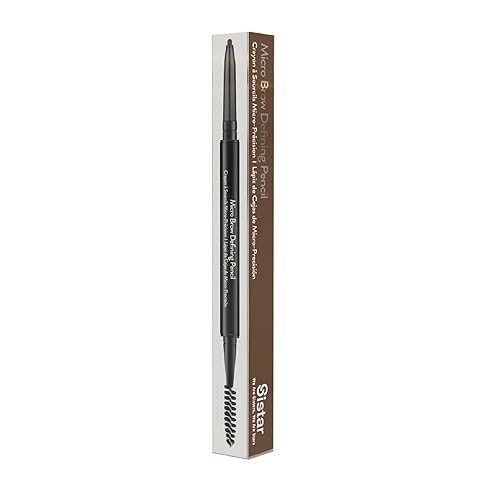 Sistar Micro Brow Defining Pencil Stylist Waterproof Eyebrow Pencil, Ultra Fine Double Ended Fill and Shape (Warm Brown) Beauty & Personal Care Sistar