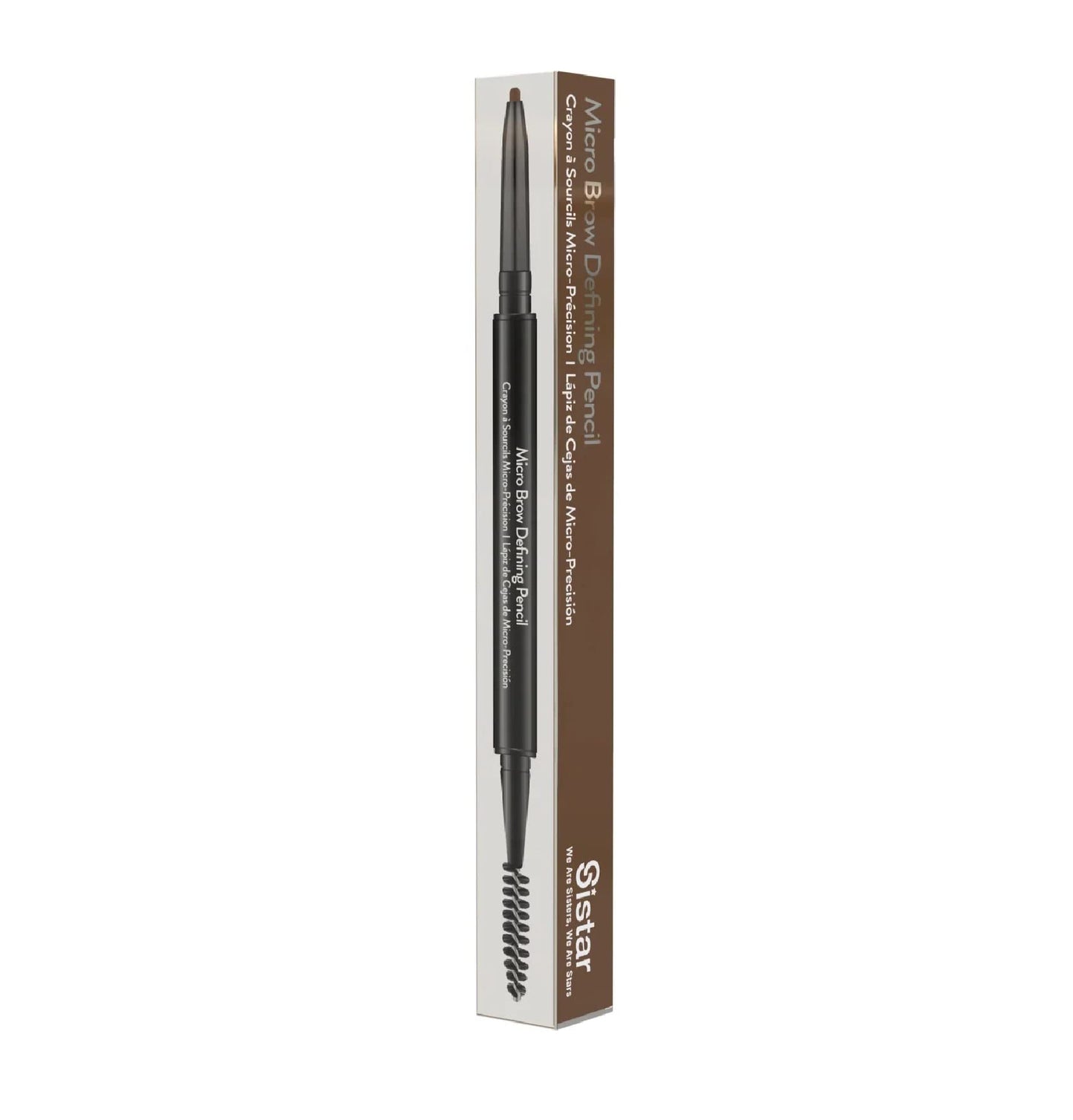 Sistar Micro Brow Defining Pencil Stylist Waterproof Eyebrow Pencil, Ultra Fine Double Ended Fill and Shape (Warm Brown) Beauty & Personal Care Sistar