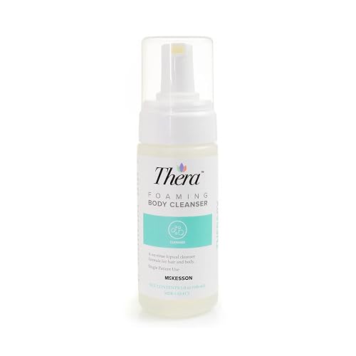 Thera Foaming Body and Hair Cleanser, Rinse-Free Exfoliating Foam, 5 oz, 1 Count Beauty & Personal Care Thera