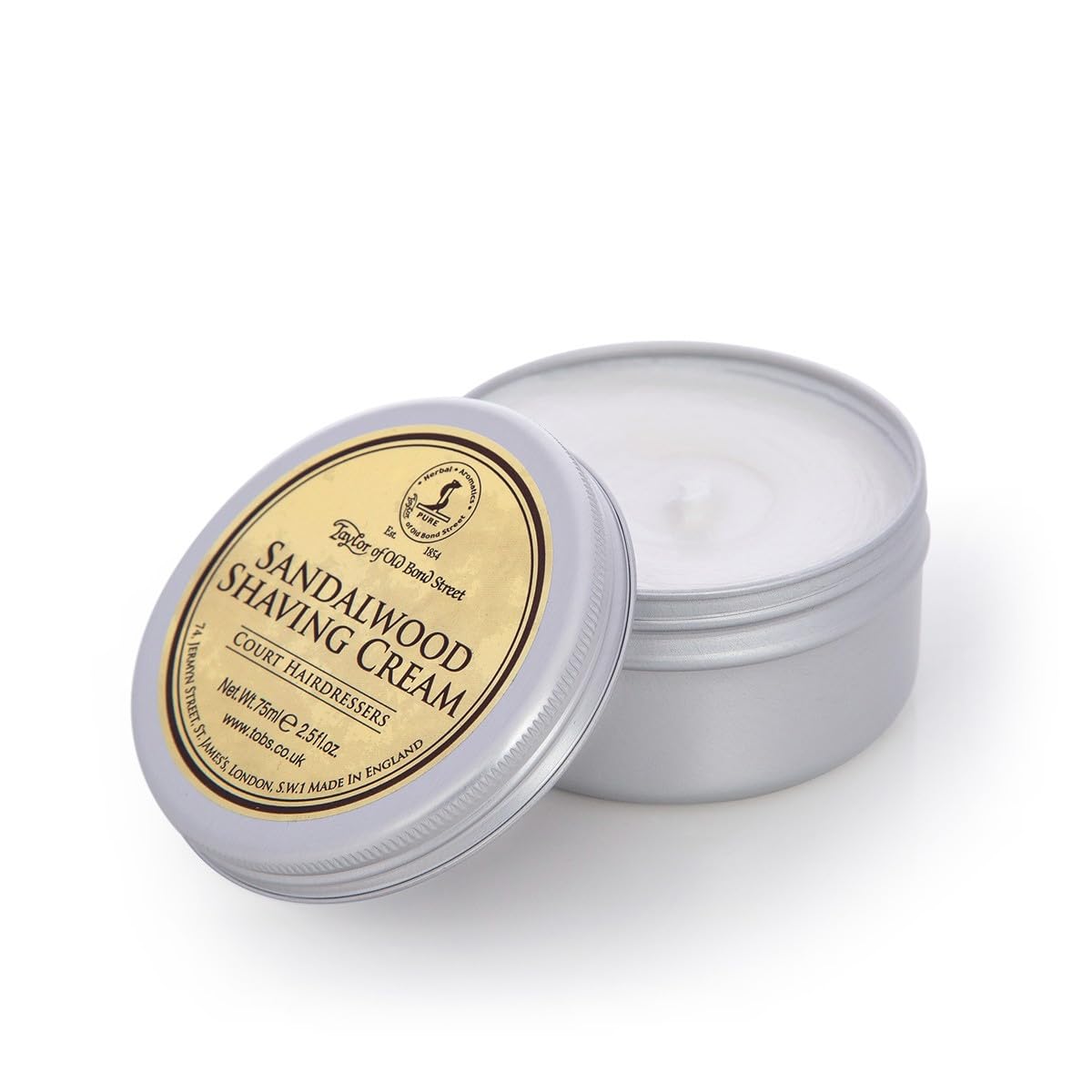 Taylor Of Old Bond Street Sandalwood Shaving Cream 2.03 oz. 60g Beauty & Personal Care Taylor of Old Bond Street