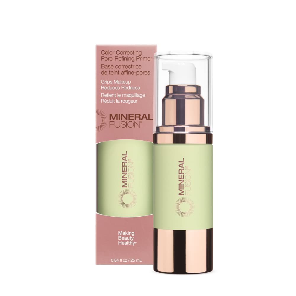 Mineral Fusion Matte Pore-Refining Face Primer 0.84 fl oz, Lightweight Matte Finish with Blue Light Protection