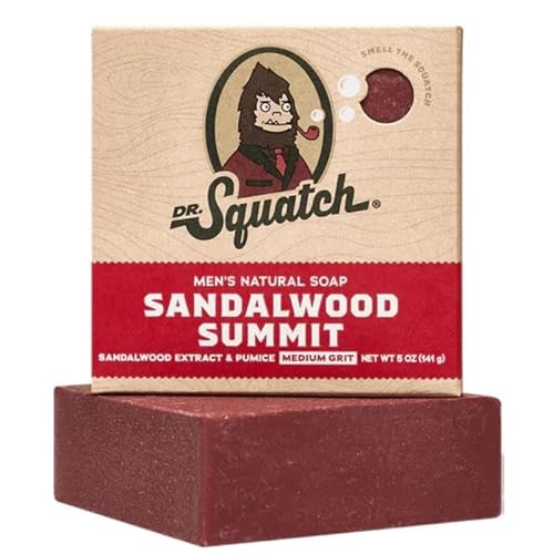 Dr. Squatch Sandalwood Summit Scent Bar Soap 5 oz Beauty & Personal Care Dr. Squatch