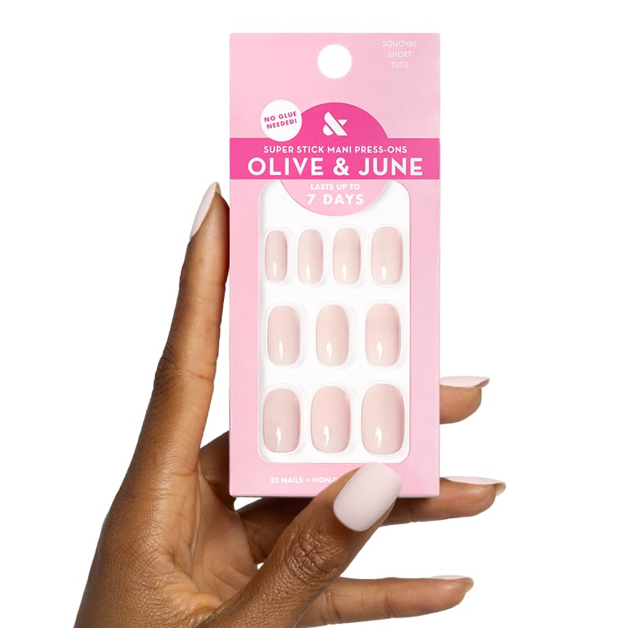Olive & June Super Stick Press-On Nails, Tutu