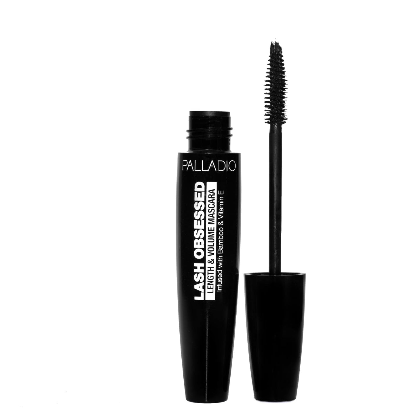 Palladio Lash Obsessed Mascara, Extreme Definition Lengthening Mascara, Amplifies Volume & Fullness, Evenly Coats Lashes, Lucious Length, Natural Beauty & Personal Care Palladio