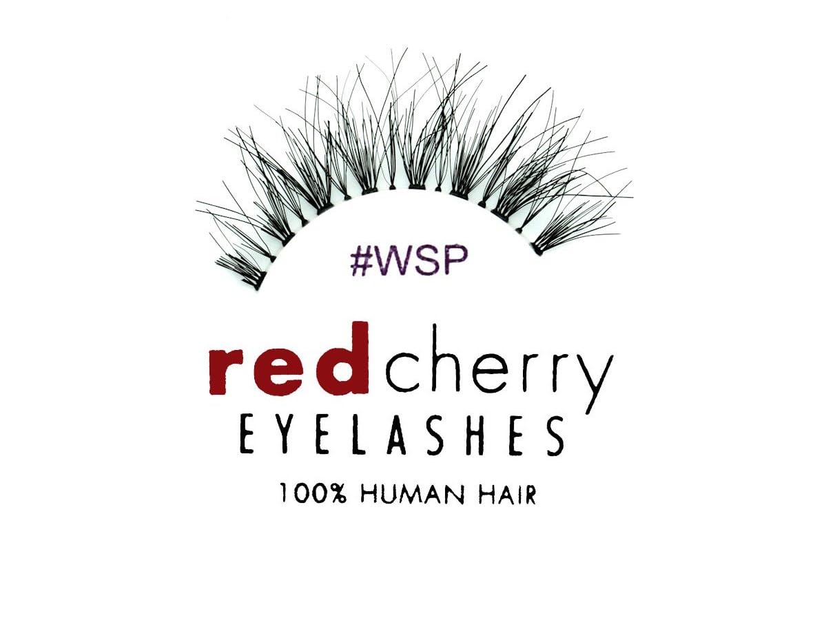 Red Cherry #WSP False Eyelashes (Pack of 6 Pairs) Beauty & Personal Care Red Cherry
