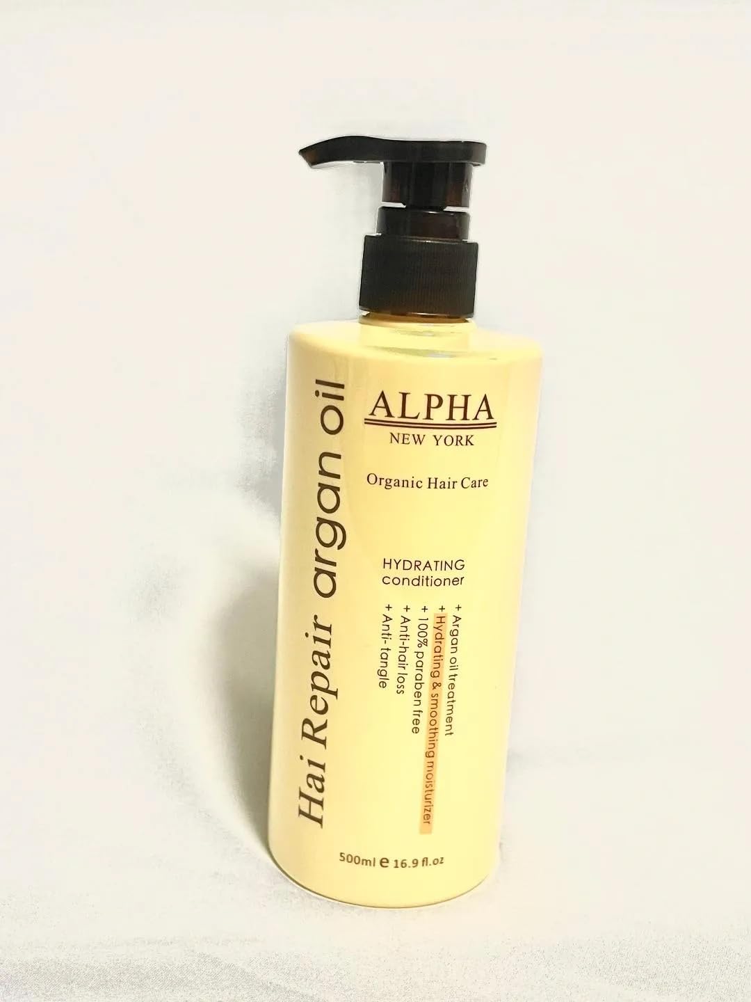 Alpha New York Moroccan Argan Oil Shampoo and Conditioner Set, 16.9 fl oz, Hydrating Hair Care Beauty & Personal Care ALPHA NEW YORK