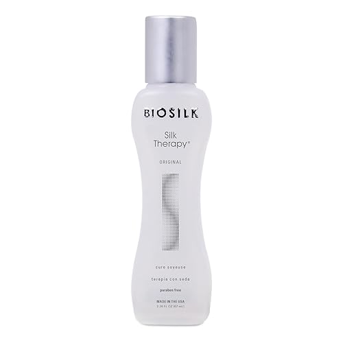 BioSilk Silk Therapy Original, Reconstructing Leave-In Hair Treatment, Adds Shine, Smooths & Prevents Split Ends, Sulfate-Free, Paraben-Free Beauty & Personal Care BioSilk