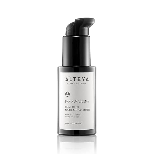 Alteya Organics Night Moisturizer Certified Organic Skin Care 1.7 Fl Oz/50 mL Bio Damascena Award-Winning Face Cream With Organic Bulgarian Rose Oil Beauty & Personal Care Alteya
