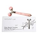Mount Lai Rose Quartz Tension Melting Facial Massager for Face & Neck - Face Roller to Relieve Tension, Soothe Stress, Improve Circulation & Enhance Beauty & Personal Care Mount Lai